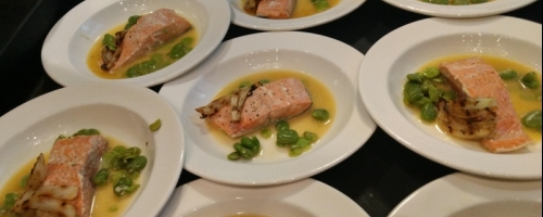 Poached Sockeye Salmon