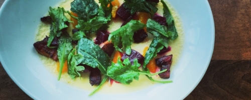 Gouda Cheese, Arugula, Beet and Orange Salad