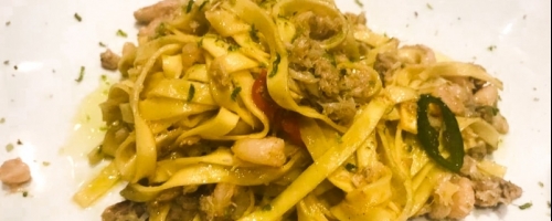 Talliarini de cangrejo