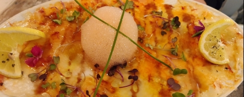Carpaccio de gambòn