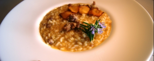Risotto with Pumpkin and Sausage