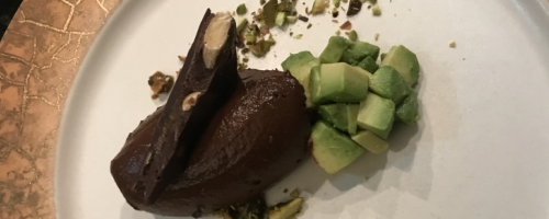 Avocado choclate mousse