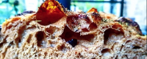 Sourdought focaccia