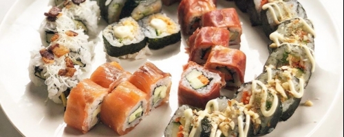 Sushi menu