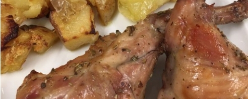 Coniglio e patate