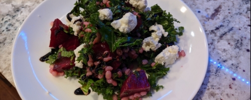 Beet barley Salad