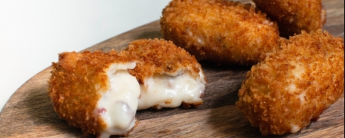 Croquetas cremosa de jamón y queso montejack