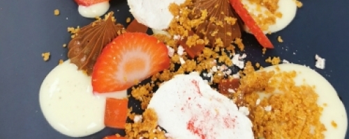 Chocolate, Cream and Strawberries