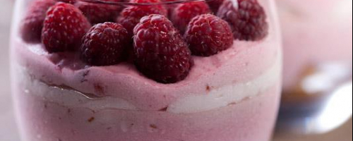 red berries mousse