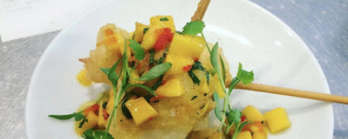 Rape en tempura
