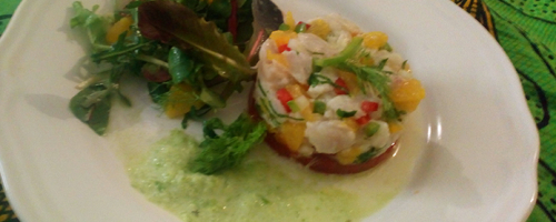ceviche de perche du lac