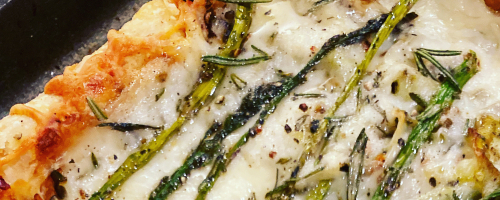 Asparagus & Leek Rosemary Puff Tart