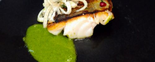Cabillaud avec pesto genovese