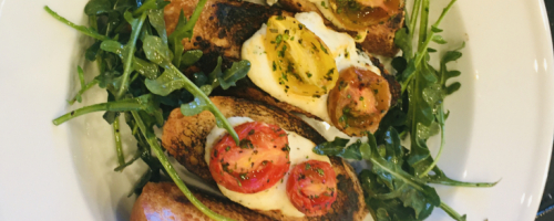 Herbed Ricotta & Tomato Bruschetta