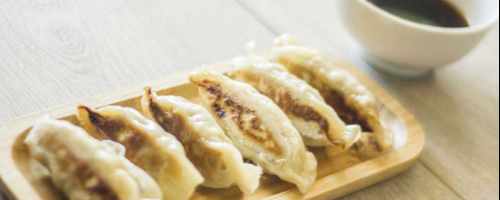 Gyozas de cerdo y verduras