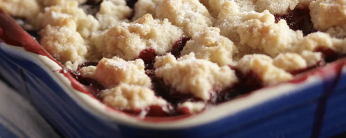 Mixed berry cobbler
