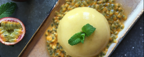 Mango pudding