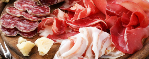 Fromages et charcuterie italiens