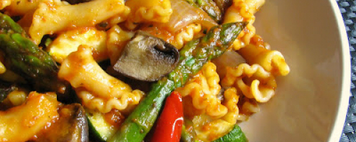 Campanelle in a Tomato Cream Sauce
