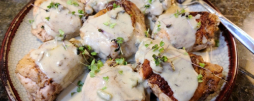 Pablano Cream Chicken Thigh