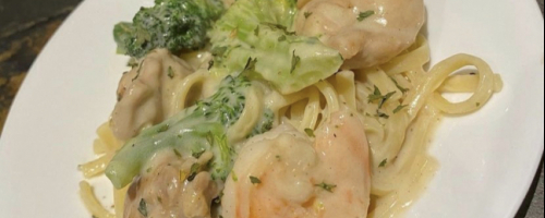Shrimp Alfredo