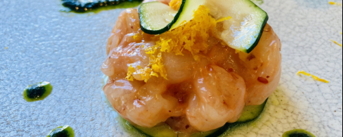Prawns & Zucchini Tartare