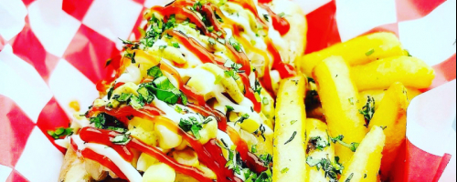 Loaded Vegan Hot Dog