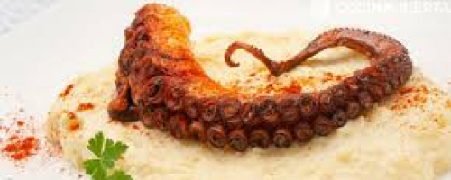 Parmentier con pulpo gallego a feira