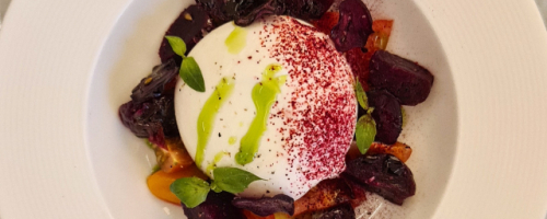 buratta beetroot slad