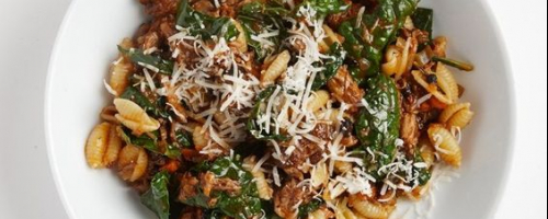 Cavatellis au ragout d'agneau braisé