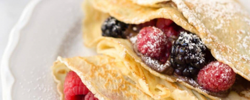 Crepes with Fresh Fruit