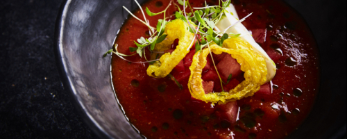 Watermelon gazpacho
