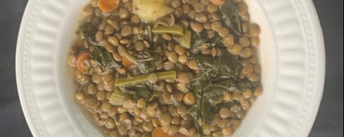Homemade Italian Lentil Soup (Zuppa Di Lenticchie)