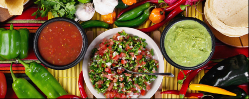 Salsa, Guacamole y Pico de Gallo