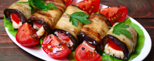Eggplant rolls