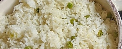 rice with peas