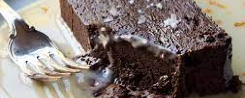 terrine de chocolat amer et sa tule au jus