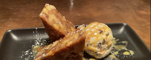 IRISH PECAN BREAD PUDDING