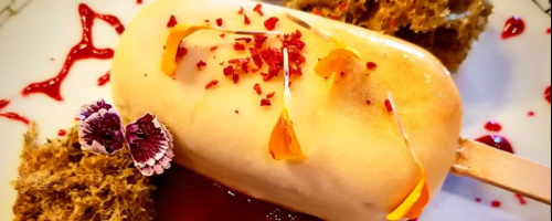 Magnun casero de Turrón y chocolate blanco