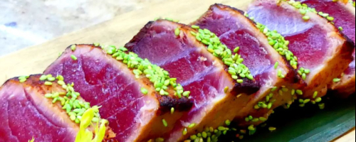 Tataki de atín rojo