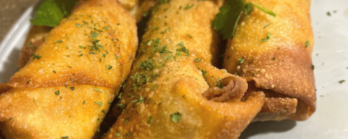 Philly cheese egg roll
