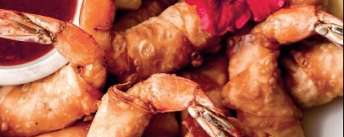 Shrimp in the blanket