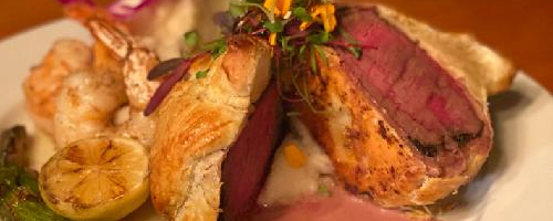 Beef Wellington Surf and Turf