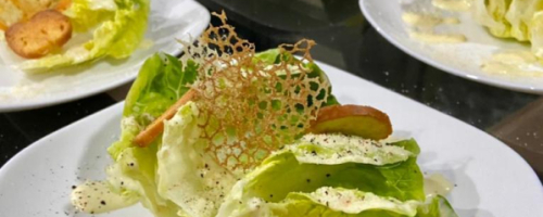 Roasted cesar salad