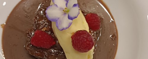 Brownie e sorvete