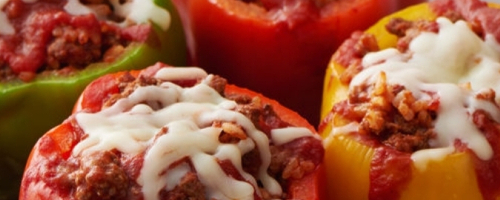 Veggie stuffed peppers