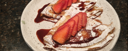 Creppes con chocolate