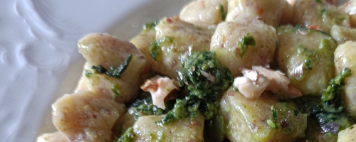 Millet green gnudi