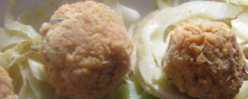 Lentils falafel