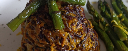 BlackRice and carrots butter